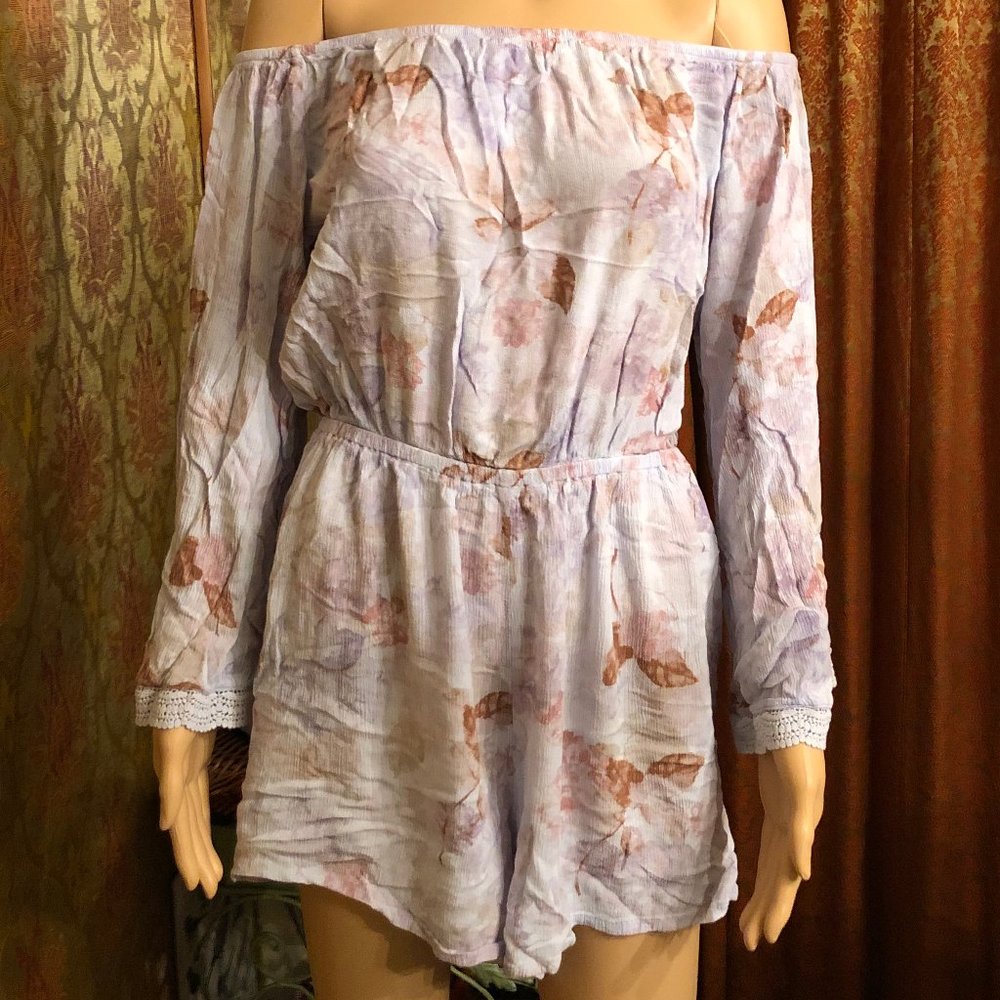 Mossimo 'Off the Shoulder' Boho Romper